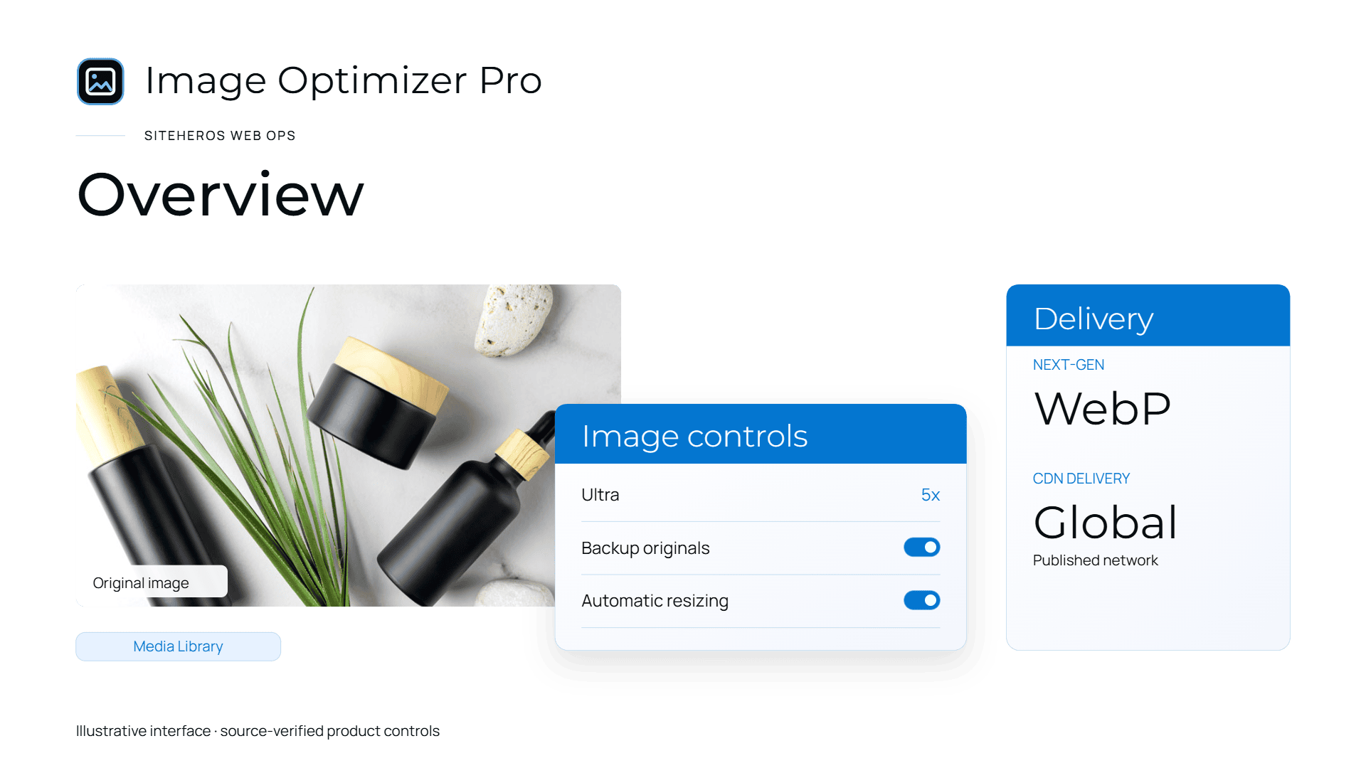 Image Optimizer Pro approved interface illustration.